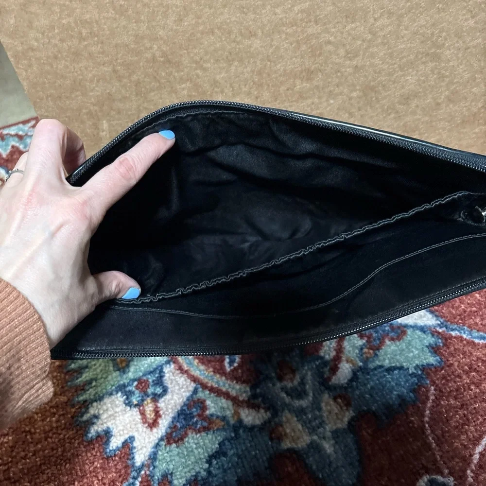 Coach Black Signature C padded laptop case holder/ Tablet sleeve Case